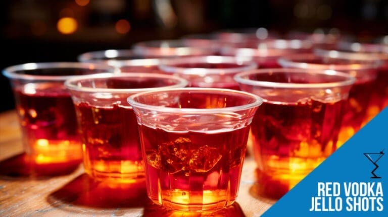 Red Vodka Jello Shots