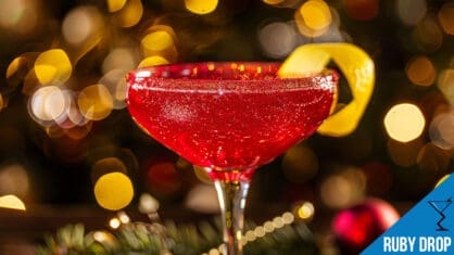 Ruby Drop Cocktail Recipe - Sweet and Citrusy Delight