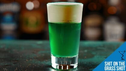 Shit on the Grass Shot Recipe: A Minty, Creamy Layered Deligh