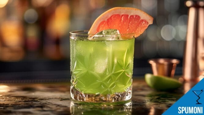 Spumoni Cocktail Recipe - Refreshing Melon and Grapefruit Mix