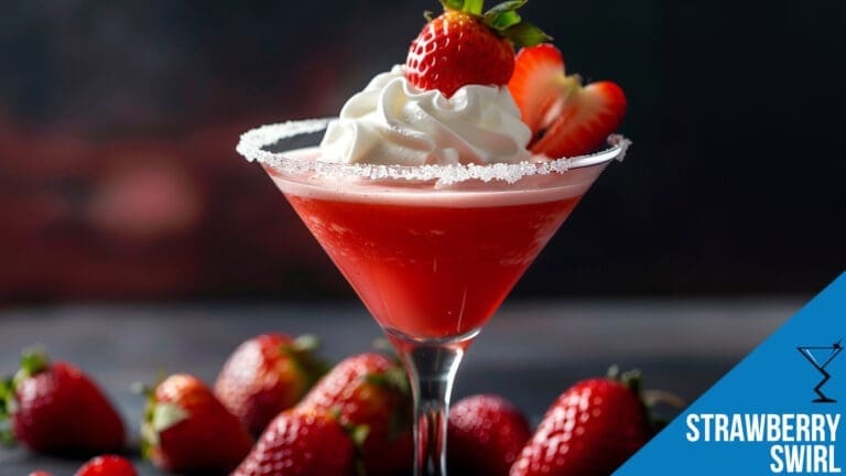 Strawberry Swirl Cocktail