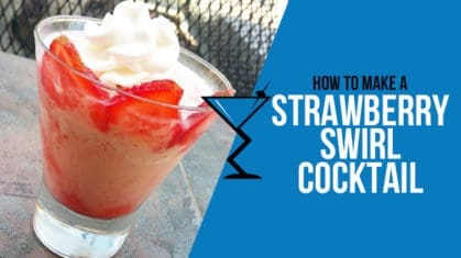 Strawberry Swirl Cocktail