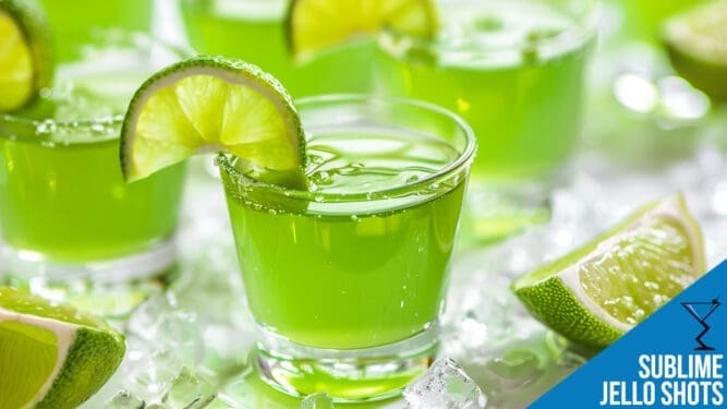 Sublime Jello Shot Recipe - Bold Tequila and Lime Jello Mix