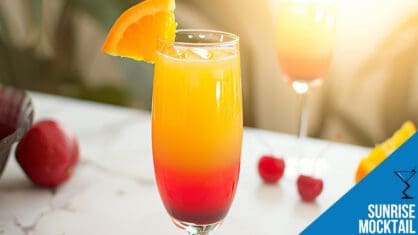 Sunrise Mocktail Recipe - Refreshing and Elegant Delight