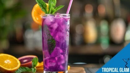 Tropical Glam Cocktail Recipe - Gorgeous Sangria Punch