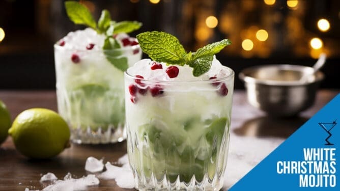 White Christmas Mojito